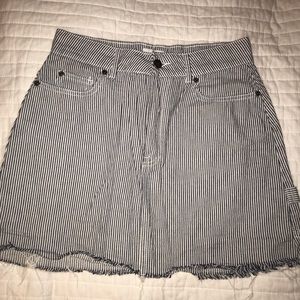 RVCA Striped Skirt